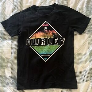 Kids - Hurley Black Graphic T-Shirt